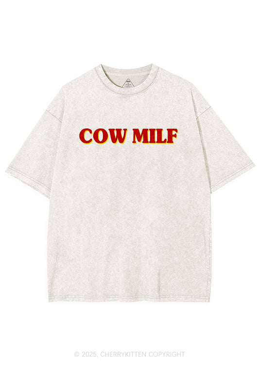 Cow Mxxf Y2K Washed Tee Cherrykitten