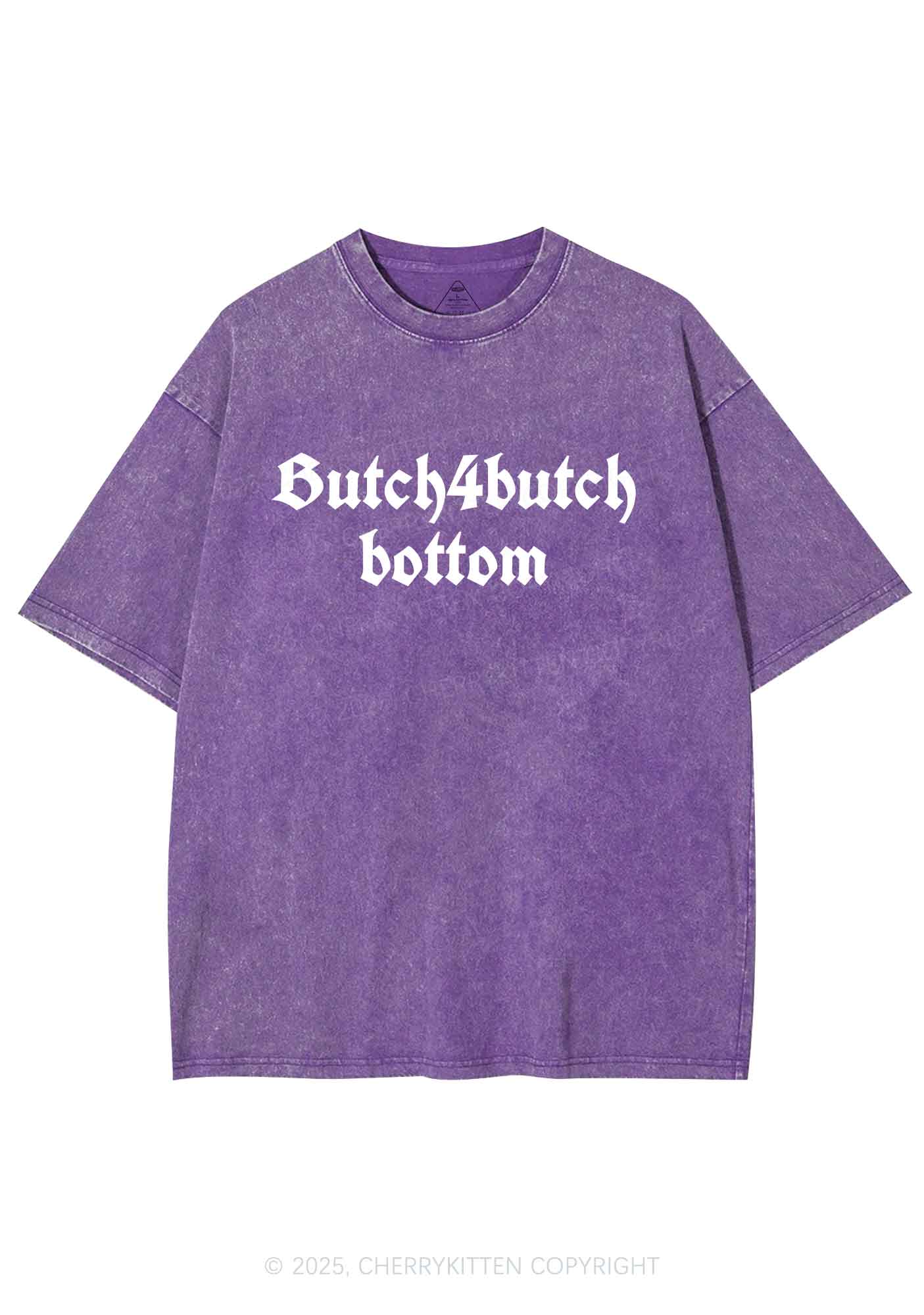 Butch Bottom Pride Y2K Shirts Washed Tee Cherrykitten