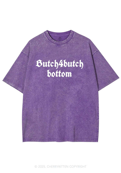 Butch Bottom Pride Y2K Shirts Washed Tee Cherrykitten