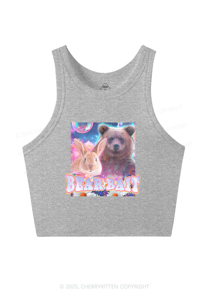 Bear Bait Pride Y2K Crop Tank Top Cherrykitten