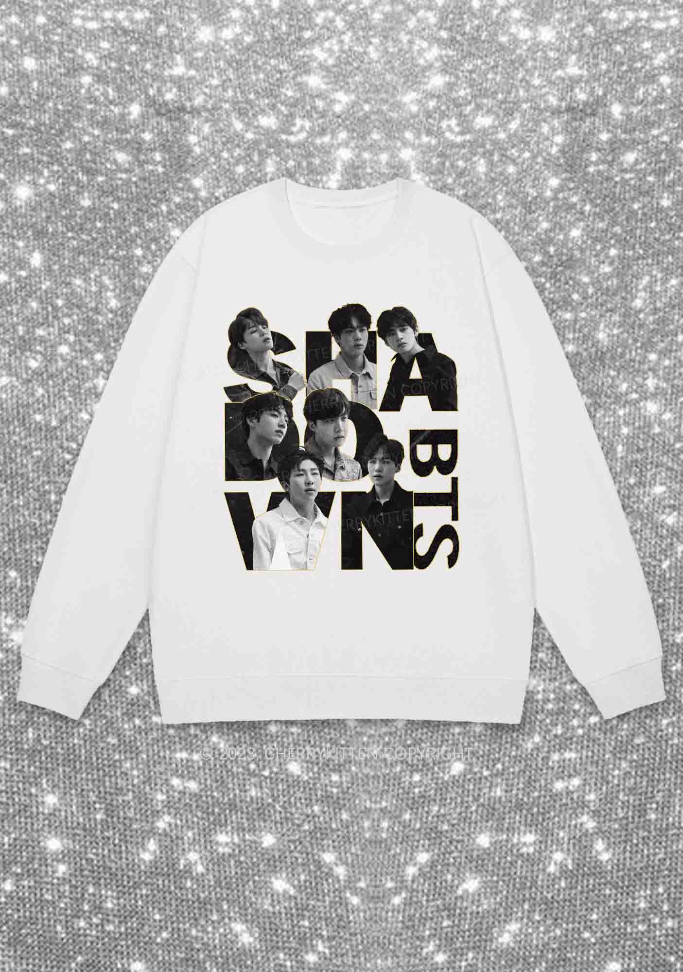 Bangtan Members Kpop Y2K Sweatshirt Cherrykitten