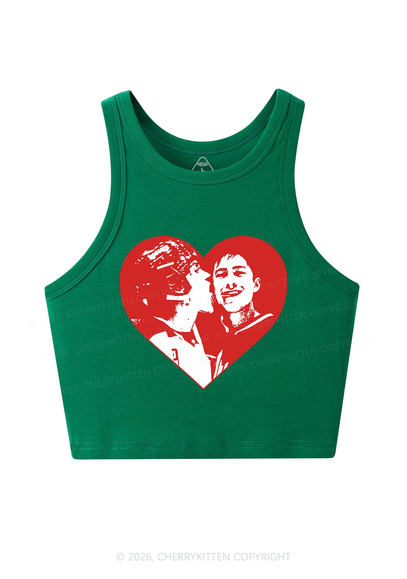 Red Heart Bros HR Y2K Crop Tank Top Cherrykitten