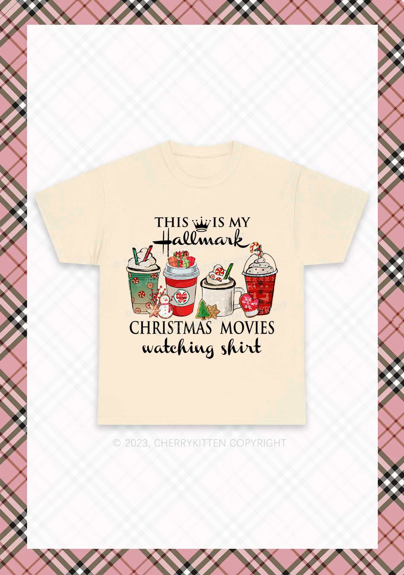 Christmas Movies Watching Shirt Chunky Shirt Cherrykitten