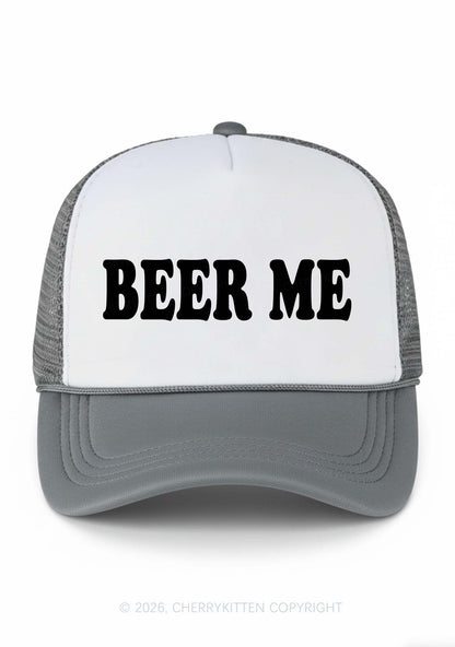 Beer Me Y2K Colorblock Trucker Hat Cherrykitten
