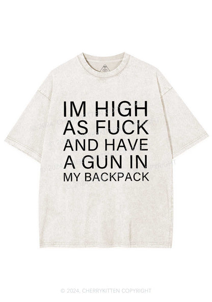 Im High Y2K Washed Tee Cherrykitten