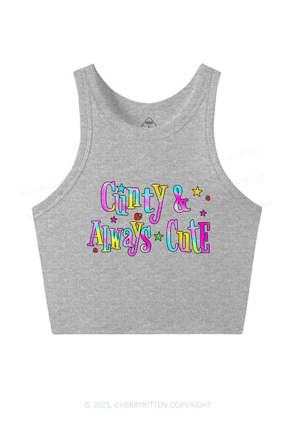 Cxxty Always Cute Y2K Crop Tank Top Cherrykitten