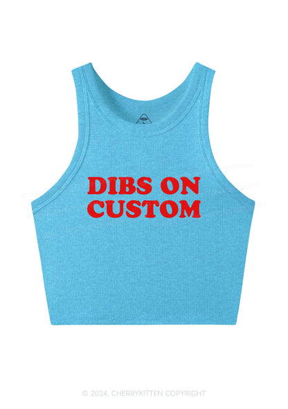 Dibs On Custom Y2K Crop Tank Top Cherrykitten