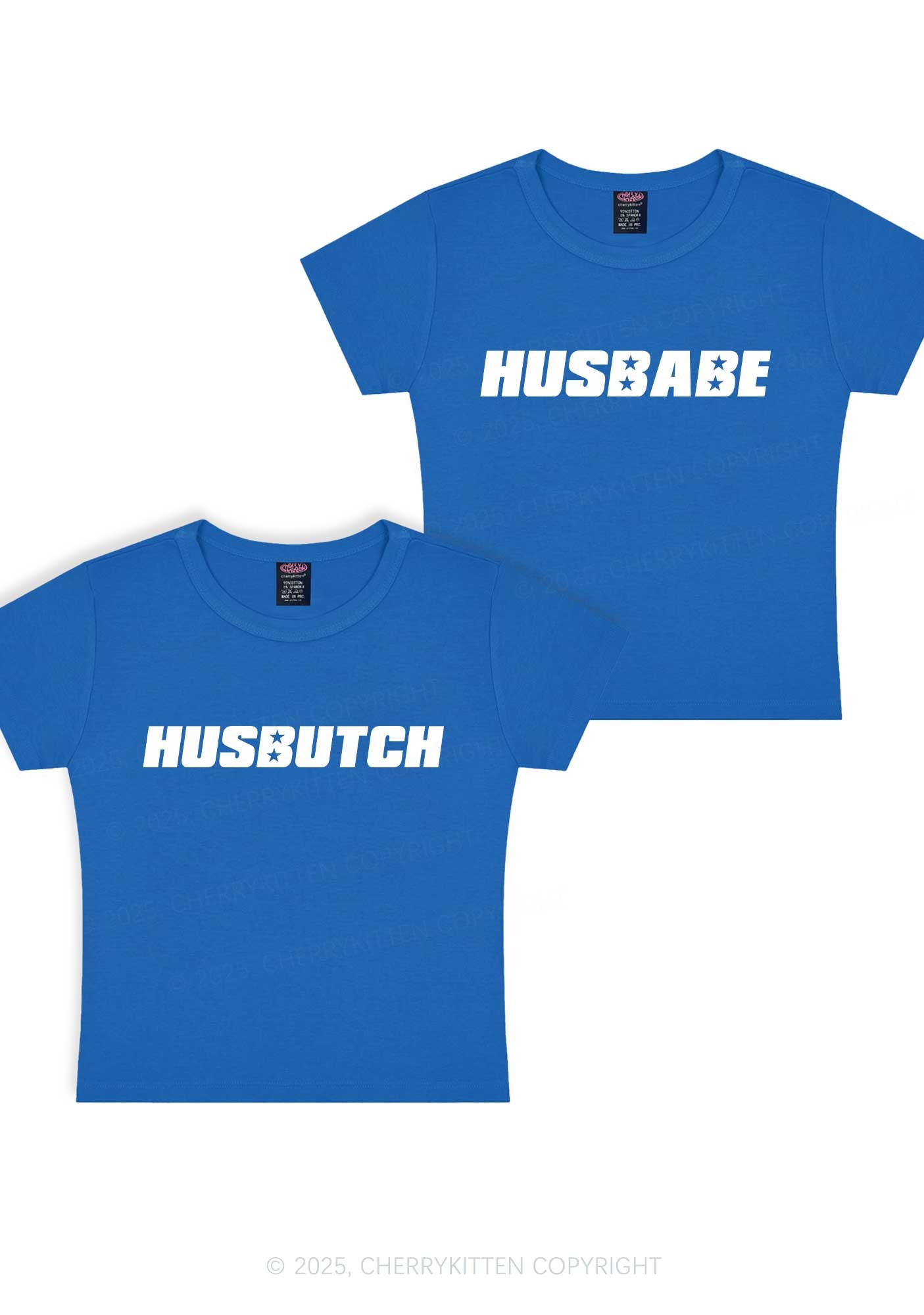 Husbabe Husbutch Y2K Valentine's Day Baby Tee Cherrykitten