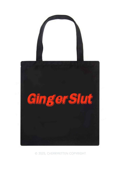 Ginger Slxt Y2K Canvas Tote Bag Cherrykitten