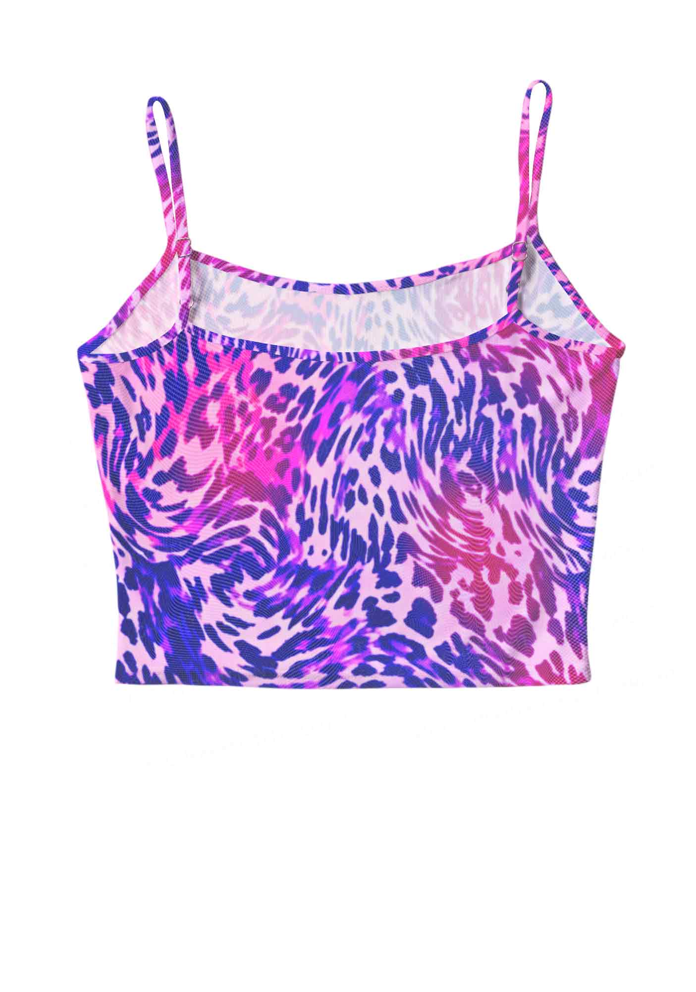Bisexual Leopard Pride Y2K Mesh Cami Tank Cherrykitten