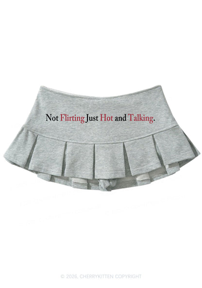 Just Hot And Talking Y2K Mini Pleated Skirts Cherrykitten