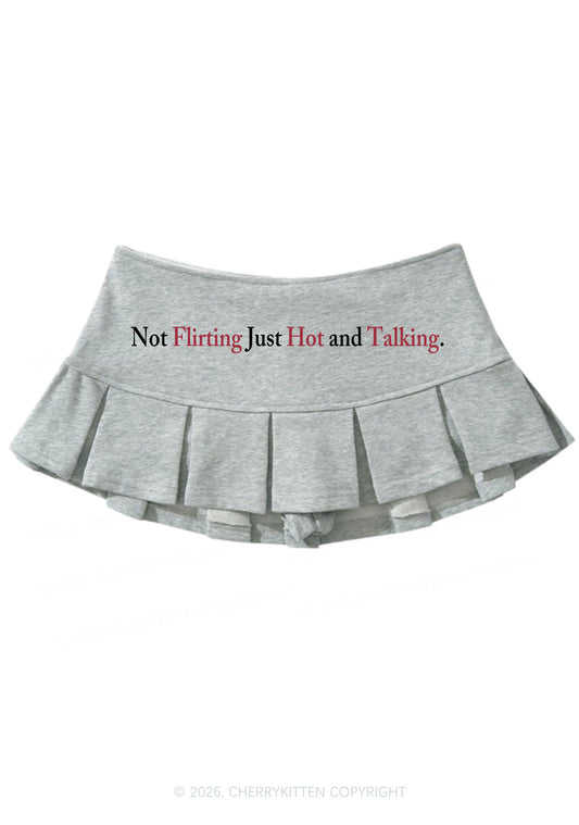 Just Hot And Talking Y2K Mini Pleated Skirts Cherrykitten