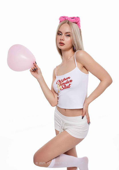 Chicken Tender Slxt Y2K Spaghetti Strap Cami Cherrykitten