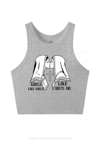 Girls Like Girls Pride Y2K Crop Tank Top Cherrykitten