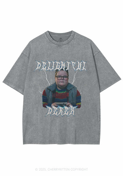 Delightful Boy Y2K Shirts Washed Tee Cherrykitten
