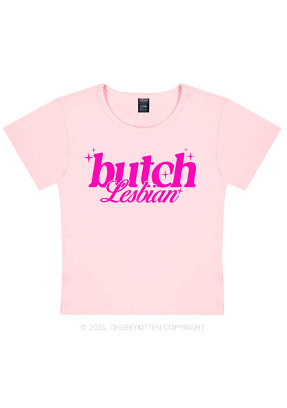 Butch Lesbian Y2K Baby Tee Cherrykitten