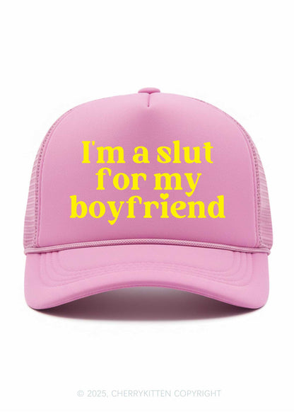 Slxt For My BF Valentine's Day Y2K Trucker Hat Cherrykitten