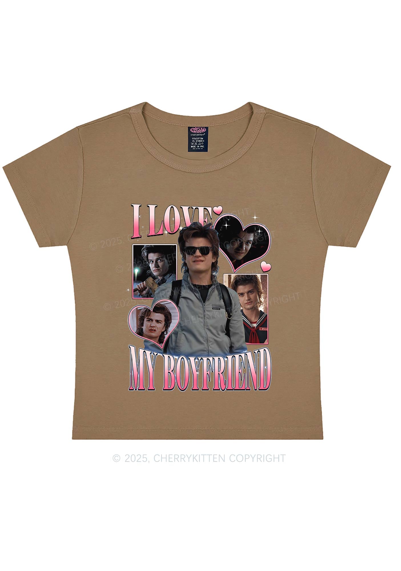 I Love My BF SH Y2K Baby Tee Cherrykitten