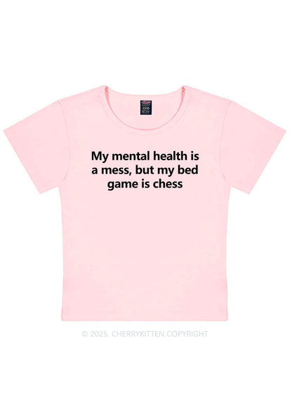 My Mental Health Is Mess Y2K Baby Tee Cherrykitten