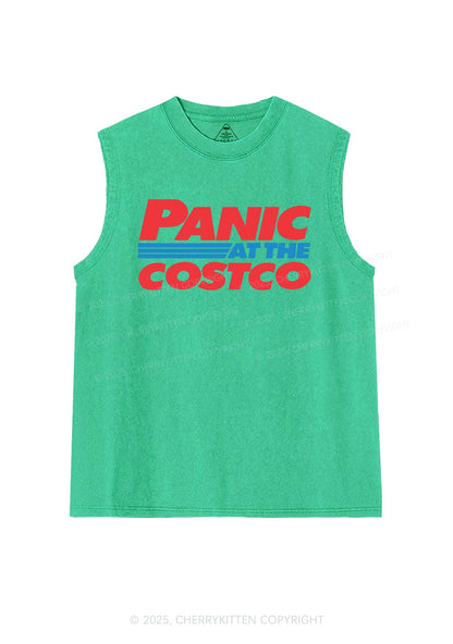 Panic Costco Y2K Washed Muscle Tank Cherrykitten