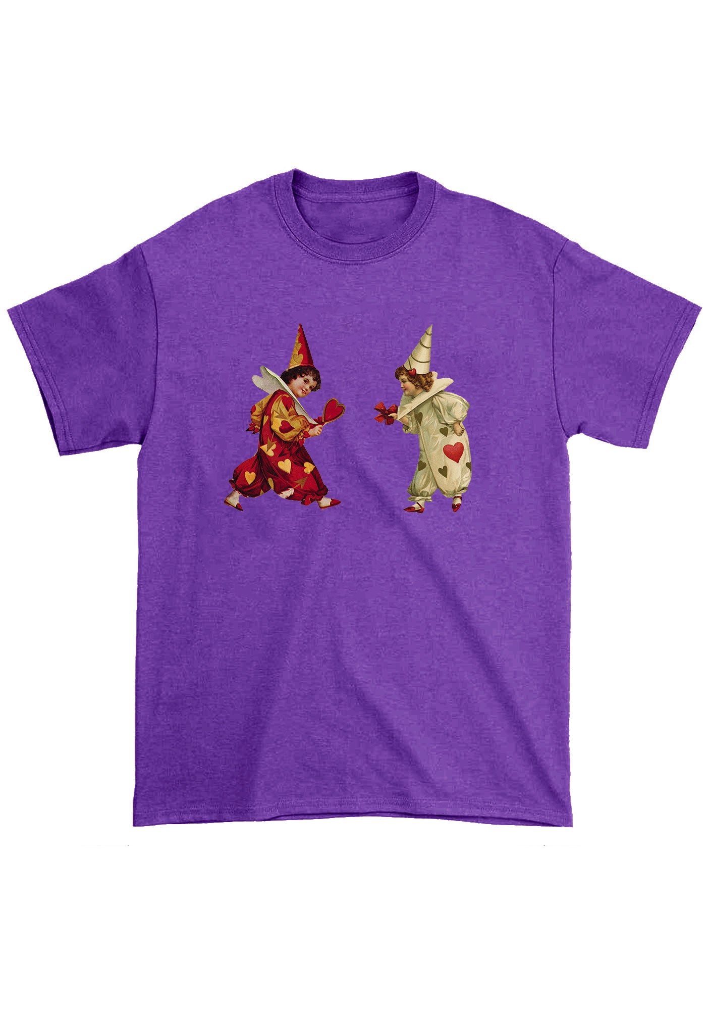 Heart Bow Knot Kids Chunky Shirt