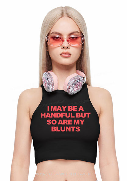 Handful Blunts Y2K Crop Tank Top Cherrykitten