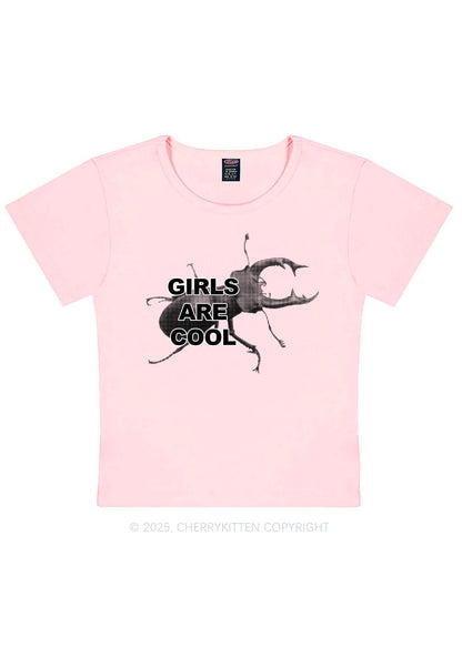 Beetle Girls Are Cool Y2K Baby Tee Cherrykitten