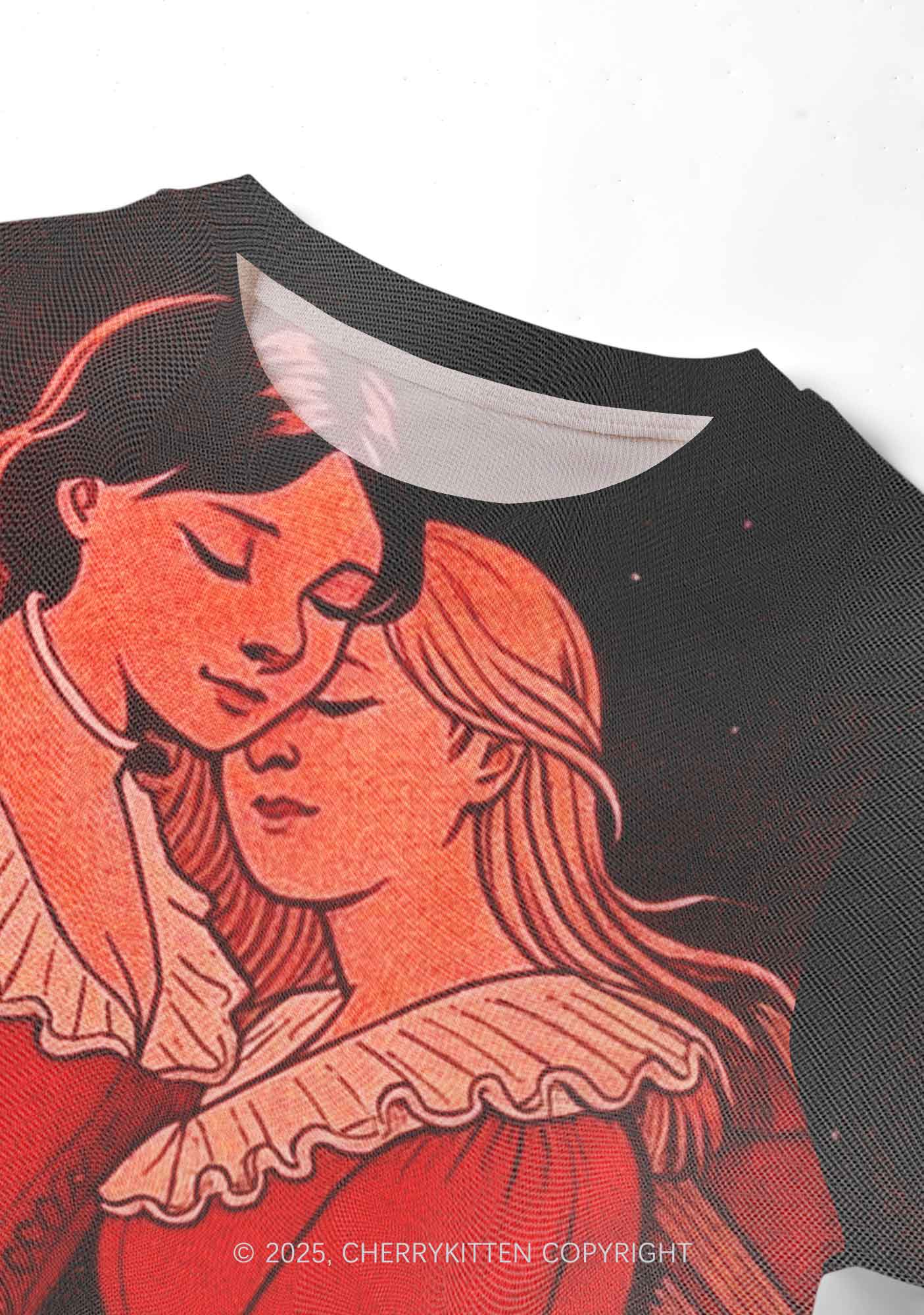 Lover Girls Pride Y2K Mesh Crop Top Cherrykitten
