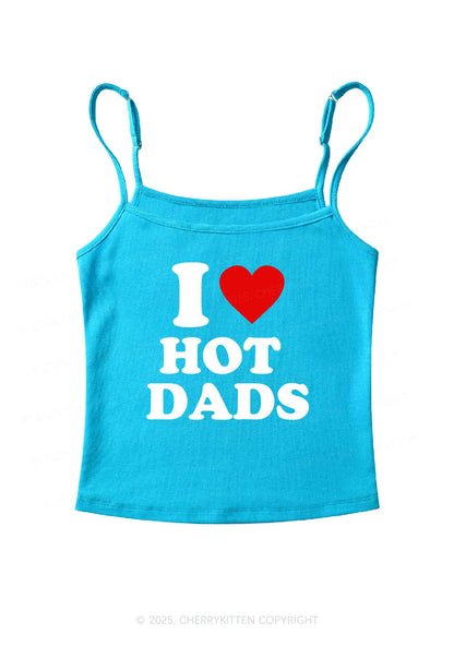 I Love Hot Dads Y2K Spaghetti Strap Cami Cherrykitten