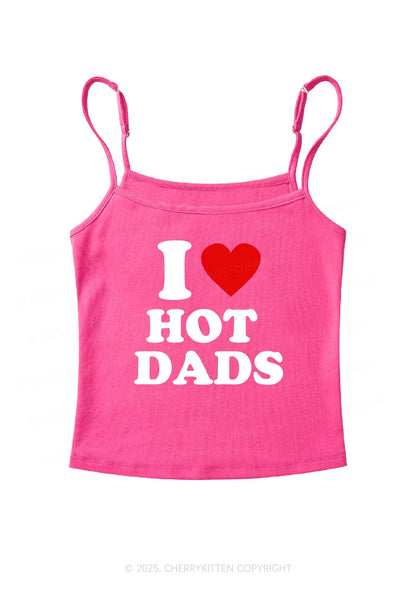 I Love Hot Dads Y2K Spaghetti Strap Cami Cherrykitten