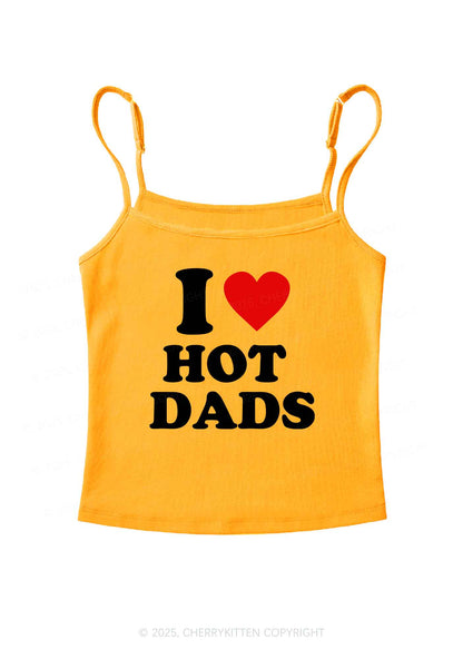 I Love Hot Dads Y2K Spaghetti Strap Cami Cherrykitten