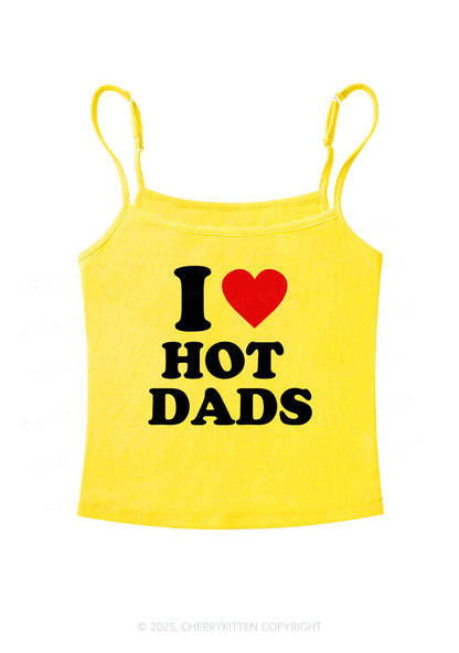 I Love Hot Dads Y2K Spaghetti Strap Cami Cherrykitten