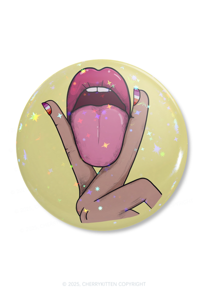 Lesbian Kissing Pride 1Pc Y2K Pin Badge Cherrykitten