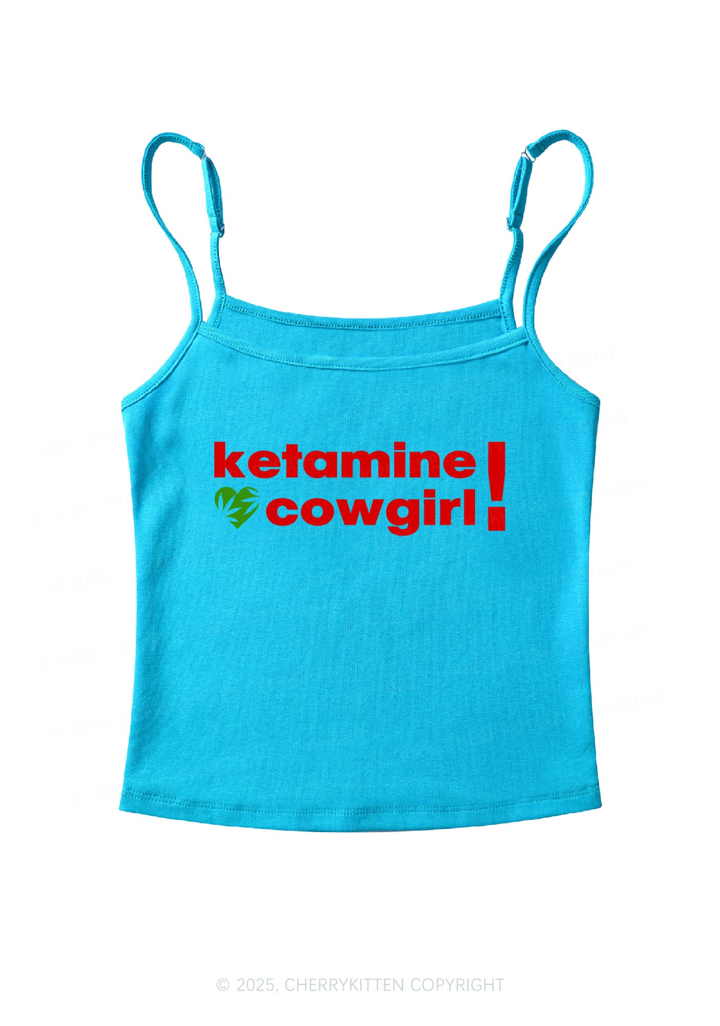 K Cowgirl Y2K Spaghetti Strap Cami Cherrykitten