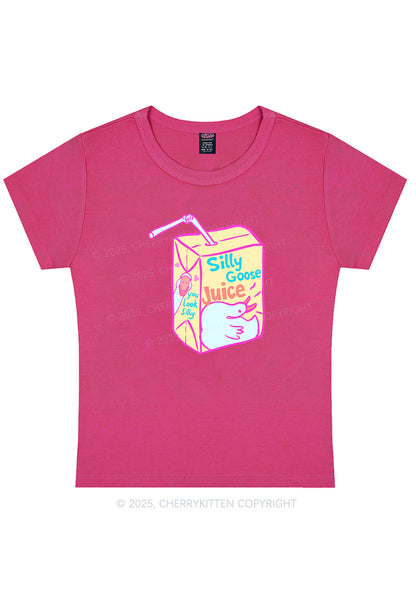Look Silly Goose Juice Y2K Baby Tee Cherrykitten