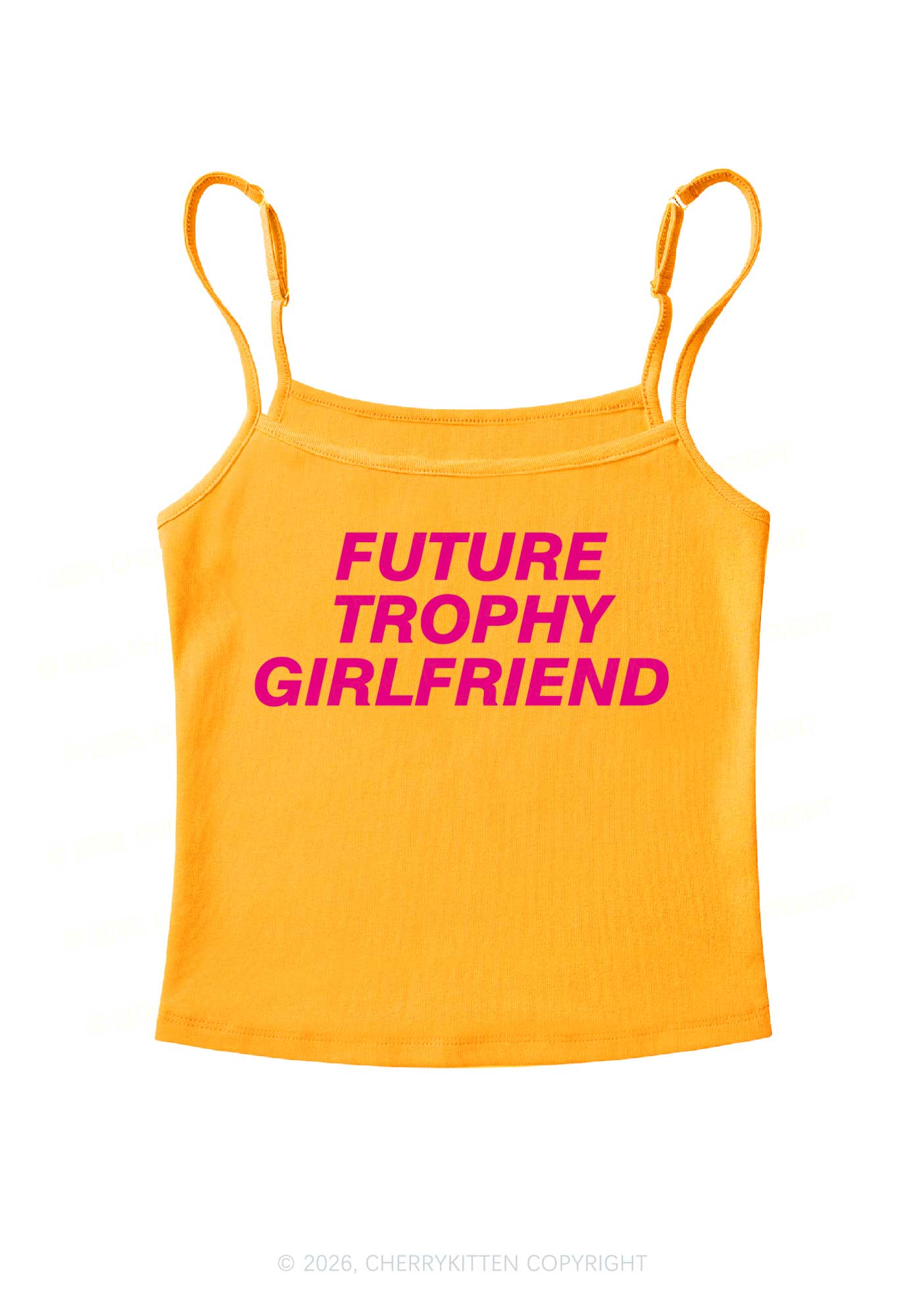 Future Trophy Girlfriend Y2K Spaghetti Strap Cami Cherrykitten