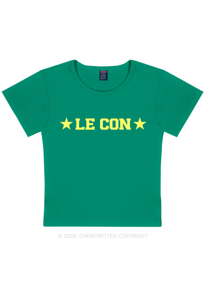 Le Con Y2K Baby Tee Cherrykitten