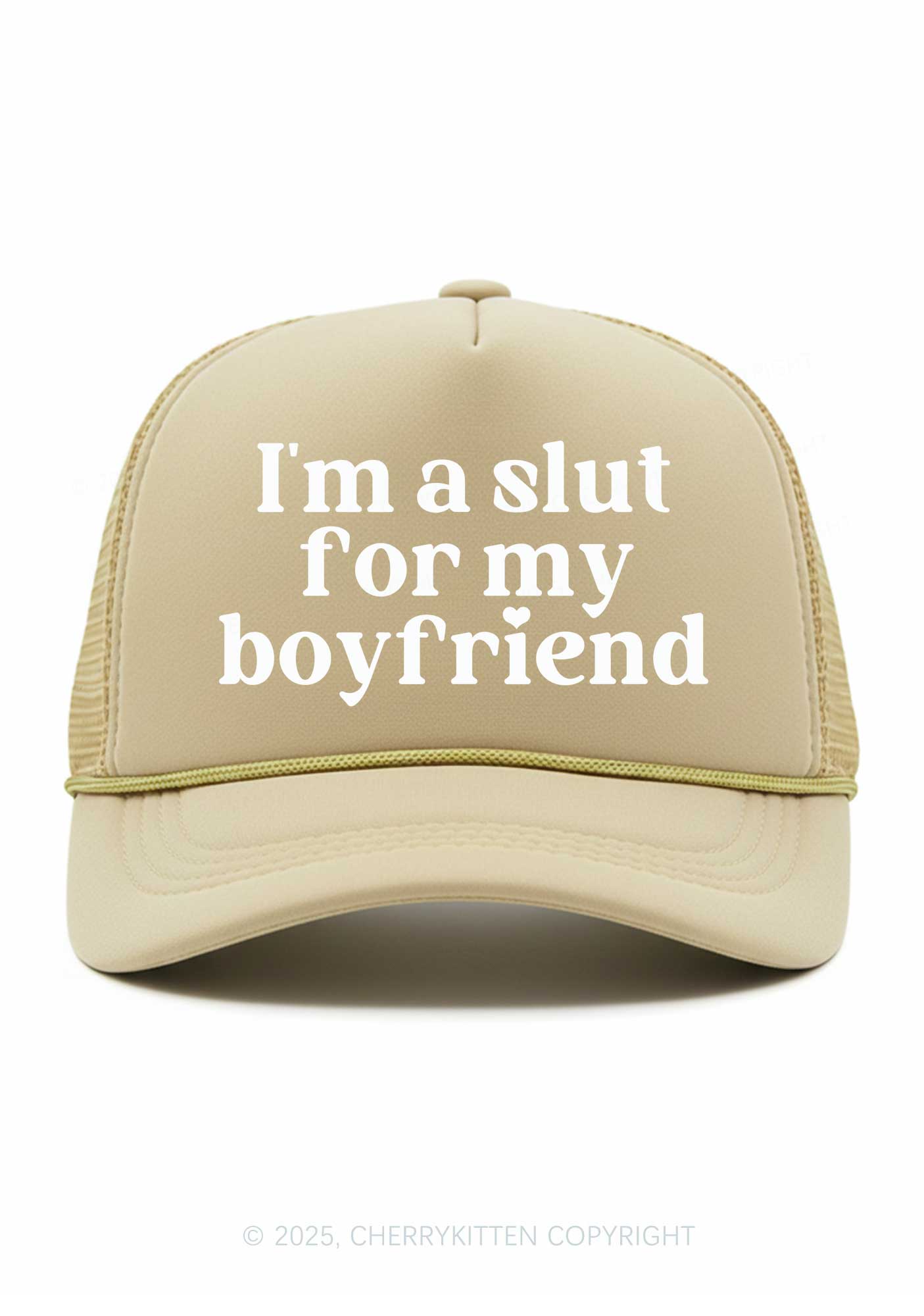 Slxt For My BF Valentine's Day Y2K Trucker Hat Cherrykitten