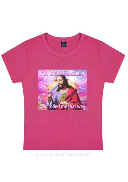 Im Blunt Y2K Baby Tee Cherrykitten