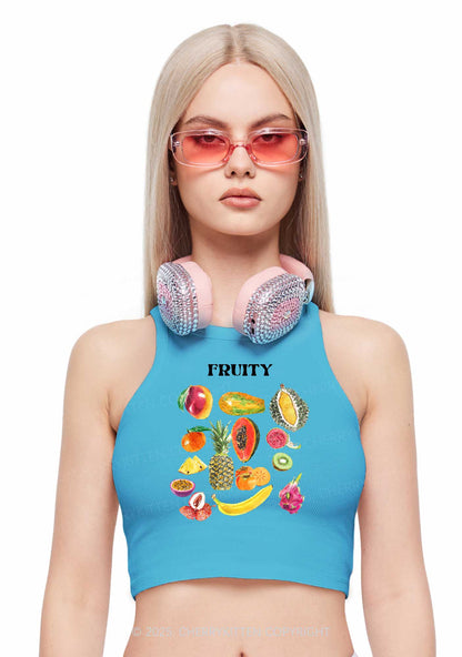 Fruity Y2K Crop Tank Top Cherrykitten