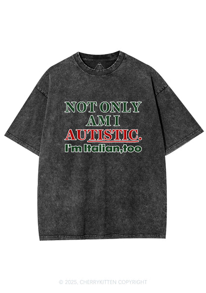 Not Only Autistic Y2K Shirts Washed Tee Cherrykitten