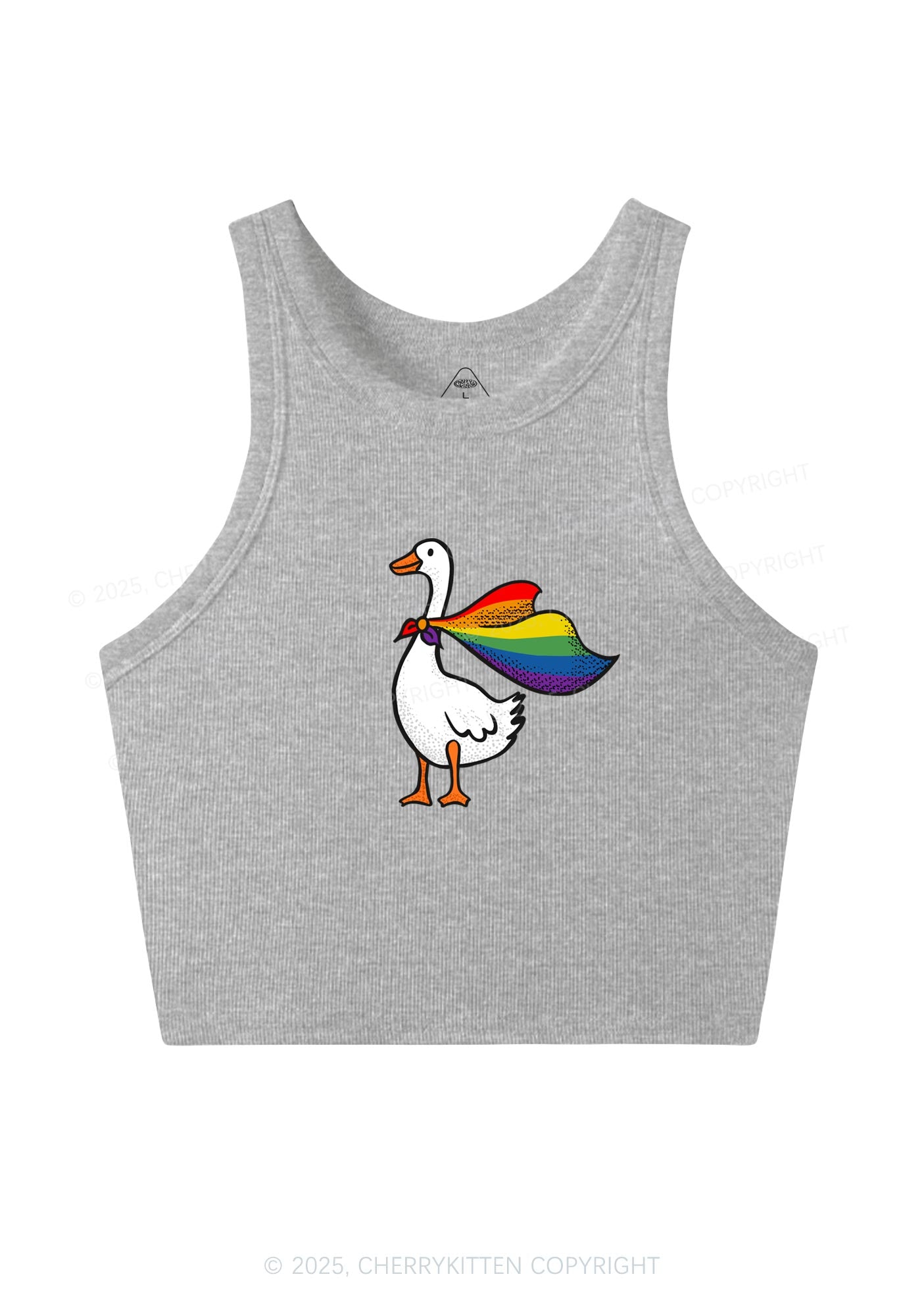 Pride Goose Y2K Crop Tank Top Cherrykitten