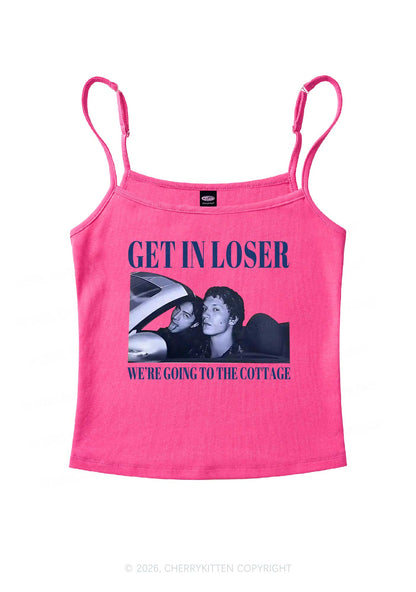Get In Loser HR Y2K Spaghetti Strap Cami Cherrykitten