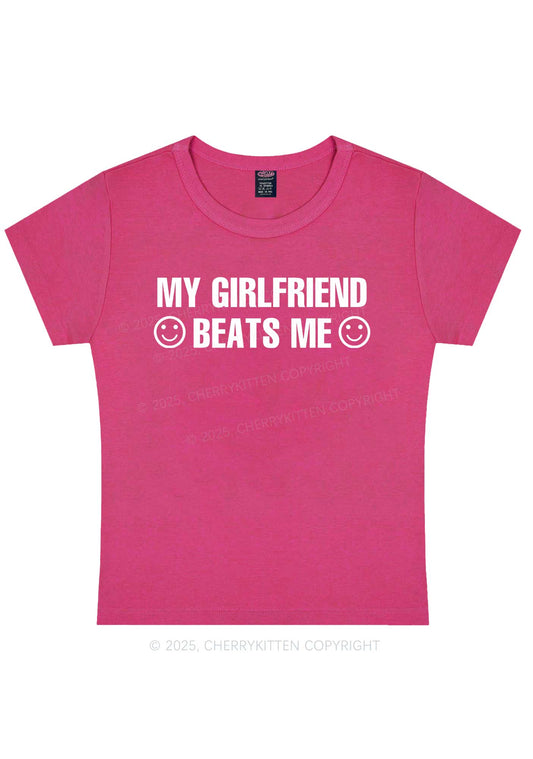 My Girlfriend Beats Me Pride Y2K Baby Tee Cherrykitten