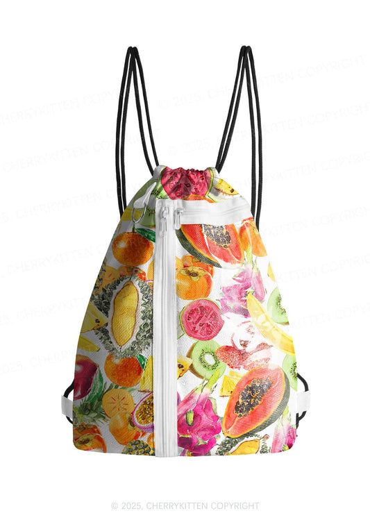 Tropical Fruit Pride Y2K Drawstring Itabag Backpack Cherrykitten