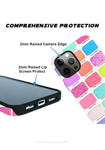 Faux Eyeshadow Palette Y2K Phone Case Cherrykitten