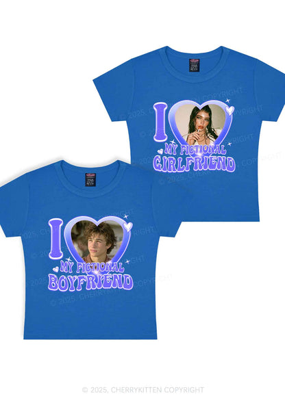 I Love My Fictional GF BF Y2K Valentine's Day Baby Tee Cherrykitten
