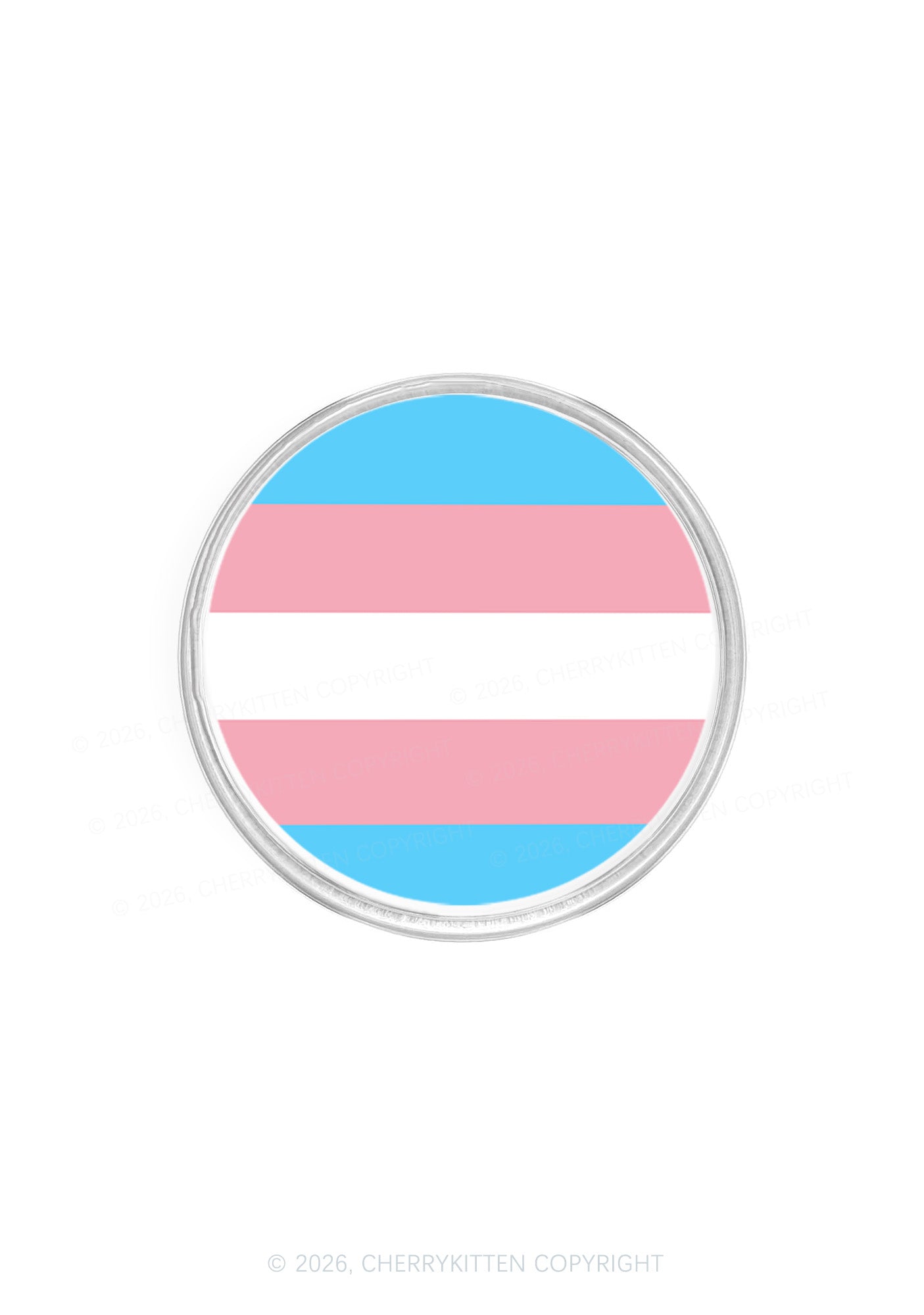 Trans Stripes Pride Y2K Magnetic Phone Grip Holder Cherrykitten
