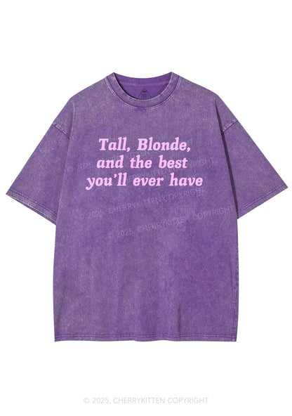 Best Tall Blonde Y2K Shirts Washed Tee Cherrykitten