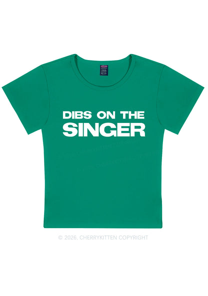 Dibs On The Singer Y2K Baby Tee Cherrykitten